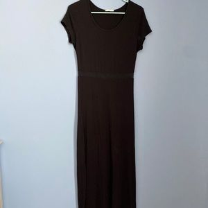 Black maxi dress